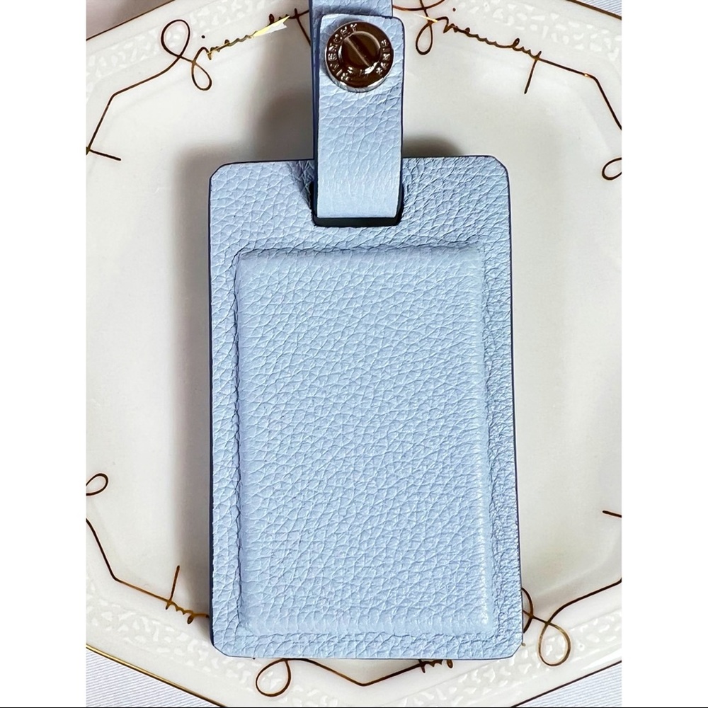 Givenchy Baby Blue Leather Bag Charm/Luggage Tag - Picture 5 of 6